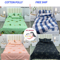 Ga trải giường 1m2 x 2m , cotton polly, vải đẹp, giá rẻ, nhiều mẫu lựa chọn