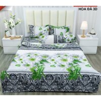 Ga trải giường bo chun 1mx2m bọc đệm giường đơn,Vải cotton poly,chọn nhiều mẫu-sao rơi