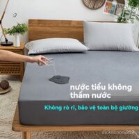 Ga Trải Giường Chống Thấm Nước Ga Trải Giường Chống Thấm Nước Một Chiếc Đệm Che Nước Tiểu Thoáng Khí Bọc Bảo Vệ Trọn Gói