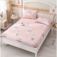 Ga trải giường cotton, ga chun 1.8X2.0m