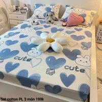 GA TRẢI GIƯỜNG COTTON POLY BỐN MÙA ĐỦ SIZe - chuyengagoigiaxuong (bo chun miễn phí)
