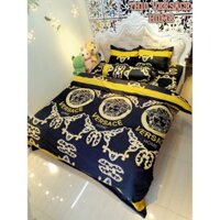 Ga trải giường Kẻ karo vương miện,đủ kích thước 1m8