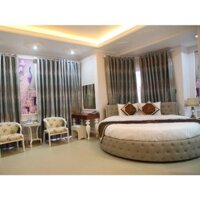 Ga trải giường khách sạn hình tròn 200cm x 200cm, 220cmx220cm nệm 5-25cm Vải T300