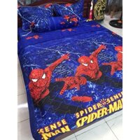 Ga trải giường không vỏ gối nằm siêu anh hùng cho bé yêu 1M6 X 2M mẫu mới 2021