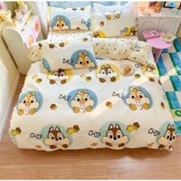 Ga trải giường kích thước 2mx2m2 bọc đệm dày 20cm trở xuống, thỏ đeo kính