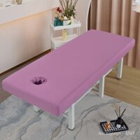 Ga Trải Giường làm đẹp chống thấm nước và chống dầu dày dặn Thẩm mỹ viện màu tinh khiết Massage Massage Ga Trải Giường Màu Trắng chống dầu hở lỗ