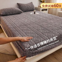 Ga trải giường nhung sữa trơn 9 màu có thể lựa chọn Ga Trải Giường dày dặn mùa đông đơn/siêu đơn/Queen/King/Super king Size ga gối