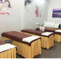 Ga trải giường spa+ vỏ gối+ ruột gối vải thun(đục lỗ nếu có nhu cầu)