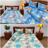 GA TRẢI GIƯỜNG THUN LẠNH HÀN QUỐC 4 MÓN ( KHÔNG MỀN) NỆM 5_30CM