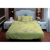 Ga trải giường Thun Lạnh Ý nhiều kích cỡ - mẫu Hoa Xuân