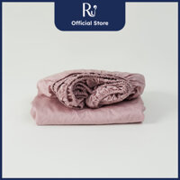 Ga Trải Giường - Vỏ Nệm Lẻ Ru9 Cotton Sateen 100 Tự Nhiên - 6 Kích Thước - 7 Màu Sắc - Brandy Rose - 160x200