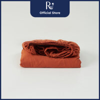 Ga Trải Giường - Vỏ Nệm Lẻ Ru9 Cotton Sateen 100 Tự Nhiên - 6 Kích Thước - 7 Màu Sắc - Harley Davidson Orange - 140x200