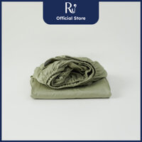 Ga Trải Giường - Vỏ Nệm Lẻ Ru9 Cotton Sateen 100 Tự Nhiên - 6 Kích Thước - 7 Màu Sắc - Neutral Green - 180x200