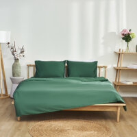 Ga Trải Giường - Vỏ Nệm Lẻ Ru9 Cotton Sateen 100 Tự Nhiên - Nhiều Kích Thước - 7 Màu Sắc - Dark Green Copper - 160x200