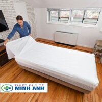 Ga Trắng Giường y tế màu trắng (chun và k chun) Ga Giường Đơn 90X1M9