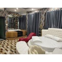 Ga TRÒN, Drap trải giường khách sạn hình tròn 200cm x 200cm, 220cmx220cm nệm 5-25cm Vải T300