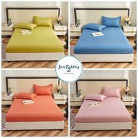Ga Và 2 Vỏ Gối Lụa Vân Chìm Thương Hiệu Sang Chảnh,Chất Liệu Mềm Mịn Thoáng Mát