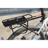 Gác Baga nhôm xe đạp bắt cọc yên, Baga sau xe đạp gắn cọc yên 2 chân chịu tải cao