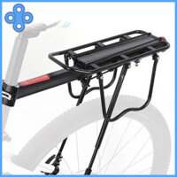 Gác baga nhôm xe đạp thể thao bắt cọc yên có phản quang