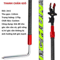 Gác Cần Chống Gió 2m1 Carbon, Thanh Chống Gió, Gác Chống Gió Câu Đài SanYu Tuấn Trần Fishing