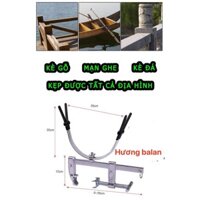 GÁC CẦN IKADA, KẸP GÁC CẦN TRÊN BÈ, TRÊN THUYỀN TIỆN LỢI.