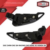 Gác Chân CNC GH-Racing Cho Dòng Xe SH ( Đen Bóng )