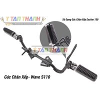 gác chân gập gù gắn xe wave S110