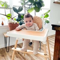 GÁC CHÂN GHẾ ĂN DẶM BABYHOP, IKEA ANTILOP (không bao gồm ghế) / Natural Wood Highchair Footrest for IKEA Antilop