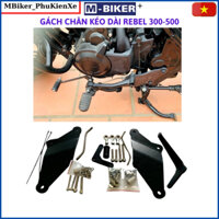 Gác chân kéo dài Rebel 300/500, gác chân rebel, gác chân 2 bên rebel, che két nước rebel, MBIKER