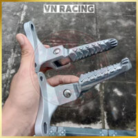 Gác chân malay Ex 150, Ex 155 kèm pát treo pô nhôm CNC, ốc Salaya và long đền Kitaco