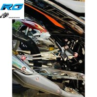 Gác Chân Maylay Ex 155 150 135 Tekegawa Kèm Pat Treo Pô Nhôm CNC Nhẹ Bền Chống Rung Ốc Salaya Long Đền