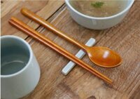 Gác đũa kê đũa thìa - Mono - Erato - Hàng nhập khẩu - Xanh - Bộ 10 cái