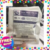 Gạc phẫu thuật 5cmx5cmx8 lớp, tiệt trùng An Lành (10 cái/gói, 50 gói/bịch)