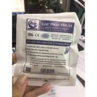 Gạc phẫu thuật 5cmx5cmx8 lớp, tiệt trùng An Lành (10 cái/gói, 50 gói/bịch)