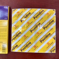 Gạc Povidine 10% sát trùng vết thương hộp 10 miếng