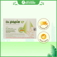Gạc răng miệng Dr. Papie 0+ giúp sạch lưỡi, nướu, răng hộp 30 miếng