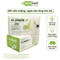 Gạc răng miệng Dr Papie - Khăn lau răng, rơ lưỡi và vệ sinh răng miệng, nướu, tưa lưỡi cho bé từ sơ sinh