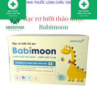 Gạc rơ lưỡi trẻ em Babi moon từ Thảo dược - Vệ sinh miệng cho trẻ nhỏ, trẻ sơ sinh an toàn MEDSTAND.