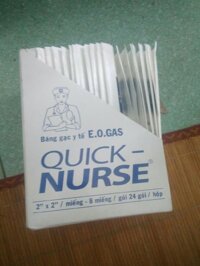 Gạc tiệt trùng băng vết thương Quick-nurse 2″x2″