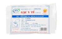 Gạc y tế 3 Con Nai Đông Pha đã tiệt trùng bằng E.O.Gas (100% Cotton – thùng 100 Gói 10 miếng loại nhỏ )