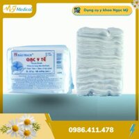 Gạc Y Tế Bảo Thạch 10cm x 10cm x 6 lớp -Thấm Hút Tốt, Mềm Mại, An Toàn Cho Da (Gói 100 miếng)