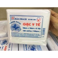 Gạc Y Tế Bảo Thạch 10x10x6 lớp (Bịch 100 miếng)