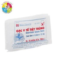 GẠC Y TẾ ĐÔNG PHA 5cm X 6.5cm Hoạt Chất: GAC MIENG 5cm X 6.5cm X 12 lớp Hoạt Chất: vật tư