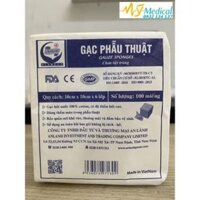 Gạc Y Tế , Gạc Phẩu Thuật 10x10x6 lớp An Lành Gạc Đắp Mặt Nạ