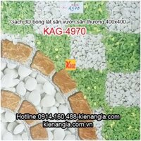 Gạch 3D bóng lát sân vườn 40x40 KAG-4970