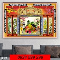 Gạch 3d tranh ban thờ -tranh gạch men ban thờ ốp tường phòng thờ TBT038