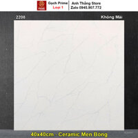 Gạch 40x40 Prime 2208 Vân Đá Trắng