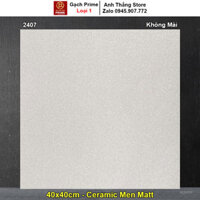 Gạch 40x40 Prime 2407 Ghi Sáng