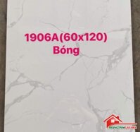 Gạch 60x120 bóng kiếng trắng vân mây giá rẻ