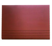 Gạch bậc thềm Cotto Viglacera Hạ Long đỏ đậm, 400 x 300 x 14 mm